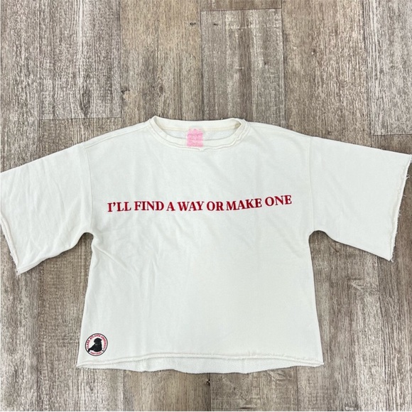 NWOT! Free People 2pc Set On Chill Tee & Scrunched Joggers - Picture 2 of 7